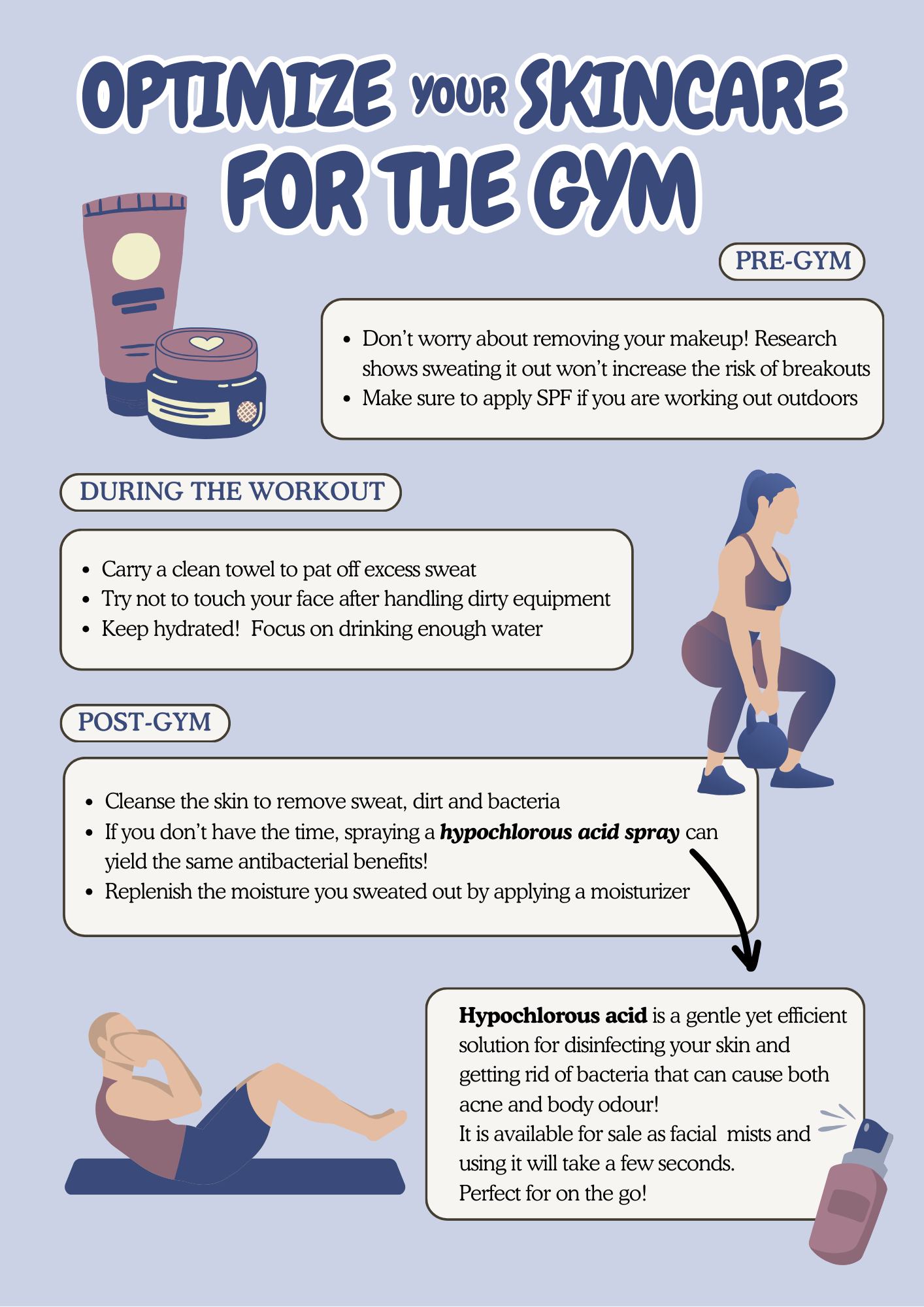 How to optimize your Skincare for the Gym - Emotion Master